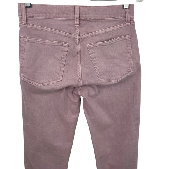 Gap Cheeky Straight High Rise Dusty Rose Denim Jeans Women Size 4/27R Button Fly - Picture 5 of 9